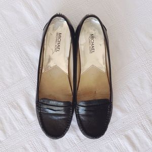 Michael Kors Black Penny Loafers Size 10